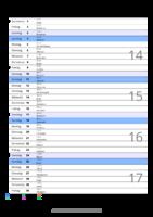 Kalender April 2100 im Hochformat mit Notizbereich