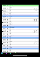 Kalender August 2060 im Hochformat mit Notizbereich