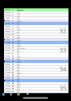 Kalender August 2062 im Hochformat mit Notizbereich