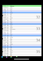 Kalender August 2091 im Hochformat mit Notizbereich