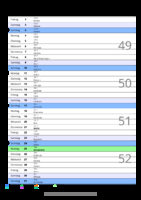 Kalender Dezember 2051 im Hochformat mit Notizbereich