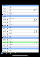 Kalender Dezember 2075 im Hochformat mit Notizbereich