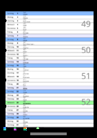 Kalender Dezember 2080 im Hochformat mit Notizbereich