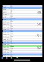 Kalender Dezember 2085 im Hochformat mit Notizbereich