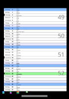 Kalender Dezember 2097 im Hochformat mit Notizbereich
