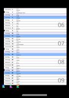 Kalender Februar 2024 im Hochformat mit Notizbereich