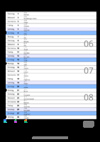 Kalender Februar 2050 im Hochformat mit Notizbereich