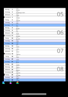 Kalender Februar 2055 im Hochformat mit Notizbereich