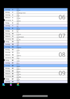 Kalender Februar 2065 im Hochformat mit Notizbereich