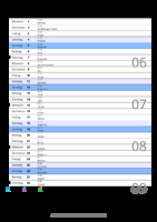Kalender Februar 2073 im Hochformat mit Notizbereich