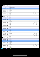 Kalender Februar 2075 im Hochformat mit Notizbereich