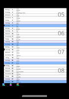 Kalender Februar 2077 im Hochformat mit Notizbereich