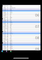 Kalender Februar 2085 im Hochformat mit Notizbereich