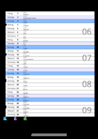 Kalender Februar 2097 im Hochformat mit Notizbereich