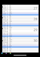 Kalender Juli 2097 im Hochformat mit Notizbereich