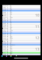 Kalender März 2029 im Hochformat mit Notizbereich