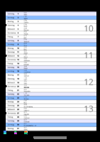 Kalender März 2053 im Hochformat mit Notizbereich