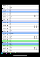 Kalender März 2062 im Hochformat mit Notizbereich