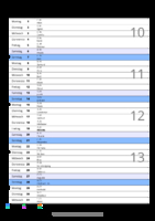 Kalender März 2088 im Hochformat mit Notizbereich