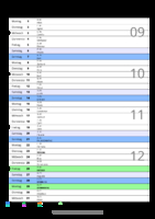 Kalender März 2100 im Hochformat mit Notizbereich