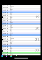 Kalender Mai 2041 im Hochformat mit Notizbereich