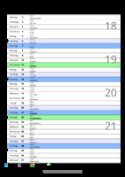 Kalender Mai 2056 im Hochformat mit Notizbereich