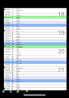 Kalender Mai 2062 im Hochformat mit Notizbereich