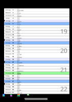 Kalender Mai 2063 im Hochformat mit Notizbereich