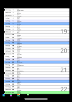 Kalender Mai 2068 im Hochformat mit Notizbereich