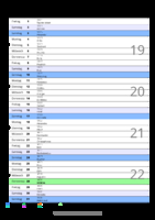 Kalender Mai 2082 im Hochformat mit Notizbereich