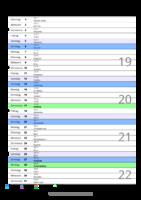 Kalender Mai 2091 im Hochformat mit Notizbereich