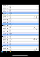 Kalender November 2050 im Hochformat mit Notizbereich