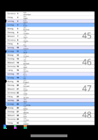 Kalender November 2057 im Hochformat mit Notizbereich