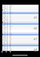 Kalender November 2061 im Hochformat mit Notizbereich