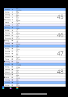 Kalender November 2065 im Hochformat mit Notizbereich