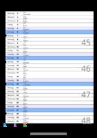Kalender November 2067 im Hochformat mit Notizbereich