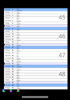 Kalender November 2071 im Hochformat mit Notizbereich