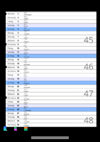 Kalender November 2079 im Hochformat mit Notizbereich