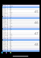 Kalender November 2081 im Hochformat mit Notizbereich