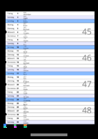 Kalender November 2086 im Hochformat mit Notizbereich