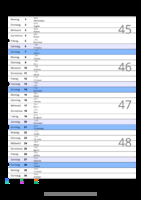 Kalender November 2088 im Hochformat mit Notizbereich