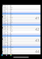 Kalender Oktober 2052 im Hochformat mit Notizbereich