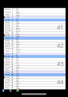 Kalender Oktober 2053 im Hochformat mit Notizbereich