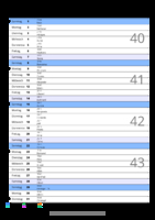 Kalender Oktober 2056 im Hochformat mit Notizbereich