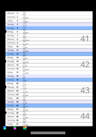 Kalender Oktober 2059 im Hochformat mit Notizbereich