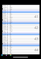 Kalender Oktober 2064 im Hochformat mit Notizbereich