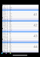 Kalender Oktober 2071 im Hochformat mit Notizbereich