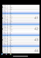 Kalender Oktober 2075 im Hochformat mit Notizbereich