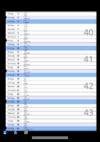 Kalender Oktober 2077 im Hochformat mit Notizbereich