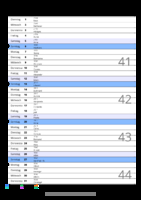 Kalender Oktober 2080 im Hochformat mit Notizbereich